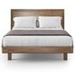 BDI Kava Queen Platform Bed in Natural Walnut with Lighting and USB Ports, , large