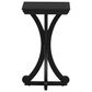 Linden Boulevard Dylan Sculptural Pedestal End Table in Black, , large