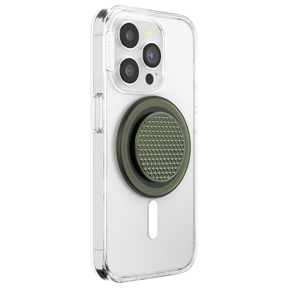 PopSockets Riviera PopGrip for MagSafe in Olive Triangle Knurl, , large