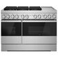 JennAir Noir 48" Professional Range with Gas Grill in Stainless Steel, , large