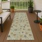 Dalyn Rug Company Soft Essentials Floral Cactus 2"3" x 7"6" Indoor/Outdoor Runner, , large