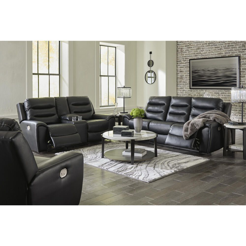 Ashley Warlin Power Recliner in Black, , large