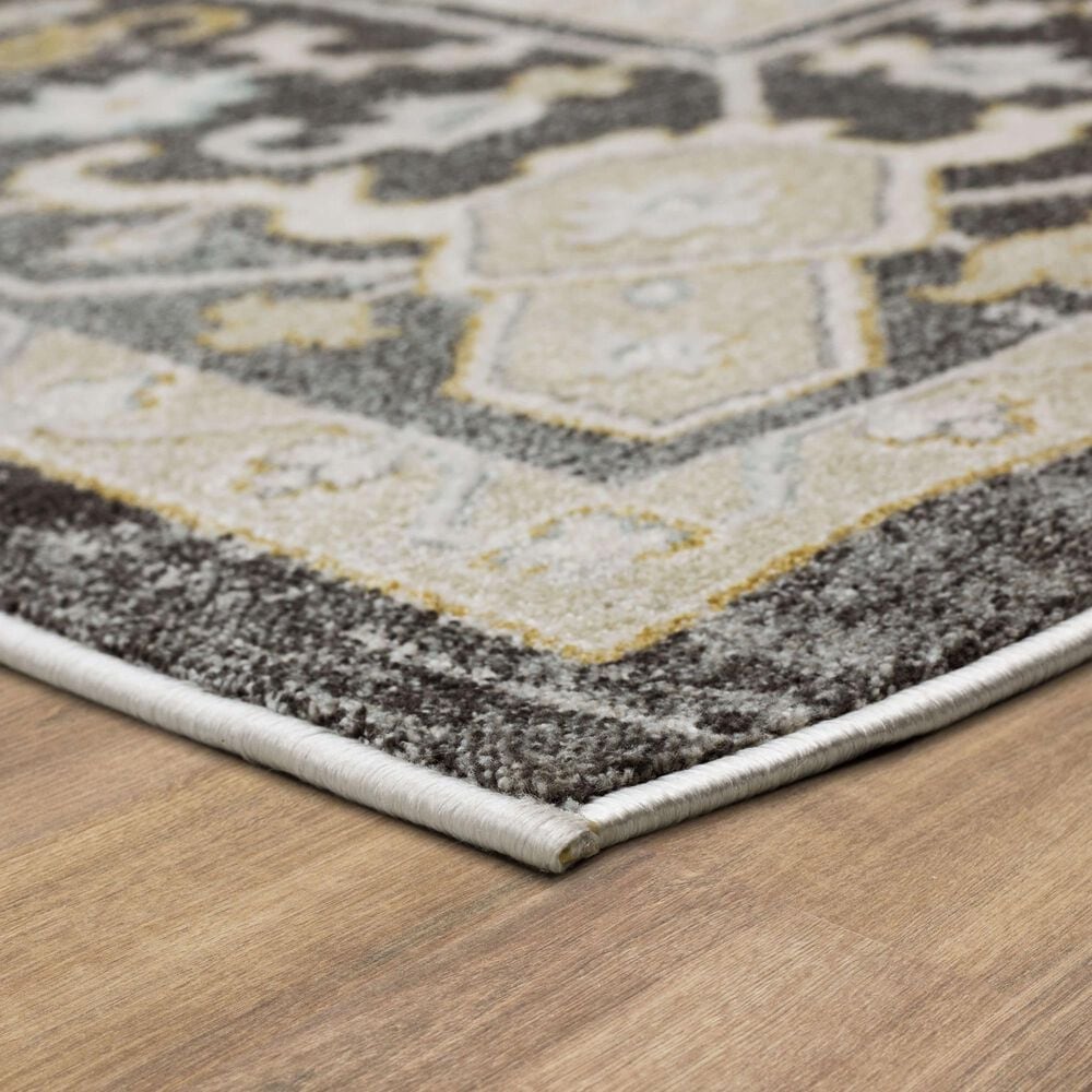 Karastan Windemere Traditional 5&#39; x 7&#39;6&quot; Gray Area Rug, , large