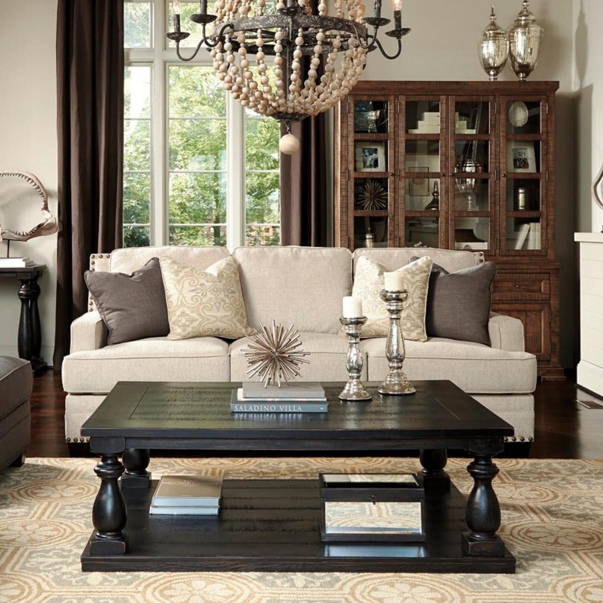 Ashley black store coffee table