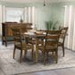 L.J. Gascho Saber Dining Table and Dining Side Chairs in Walnut Finish, , large