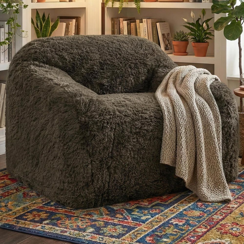 Furniture of America Phael Accent Chair in Cub Brown, , large