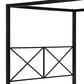Furniture of America Rosadale Queen X-Cross Canopy Bed in Black, , large