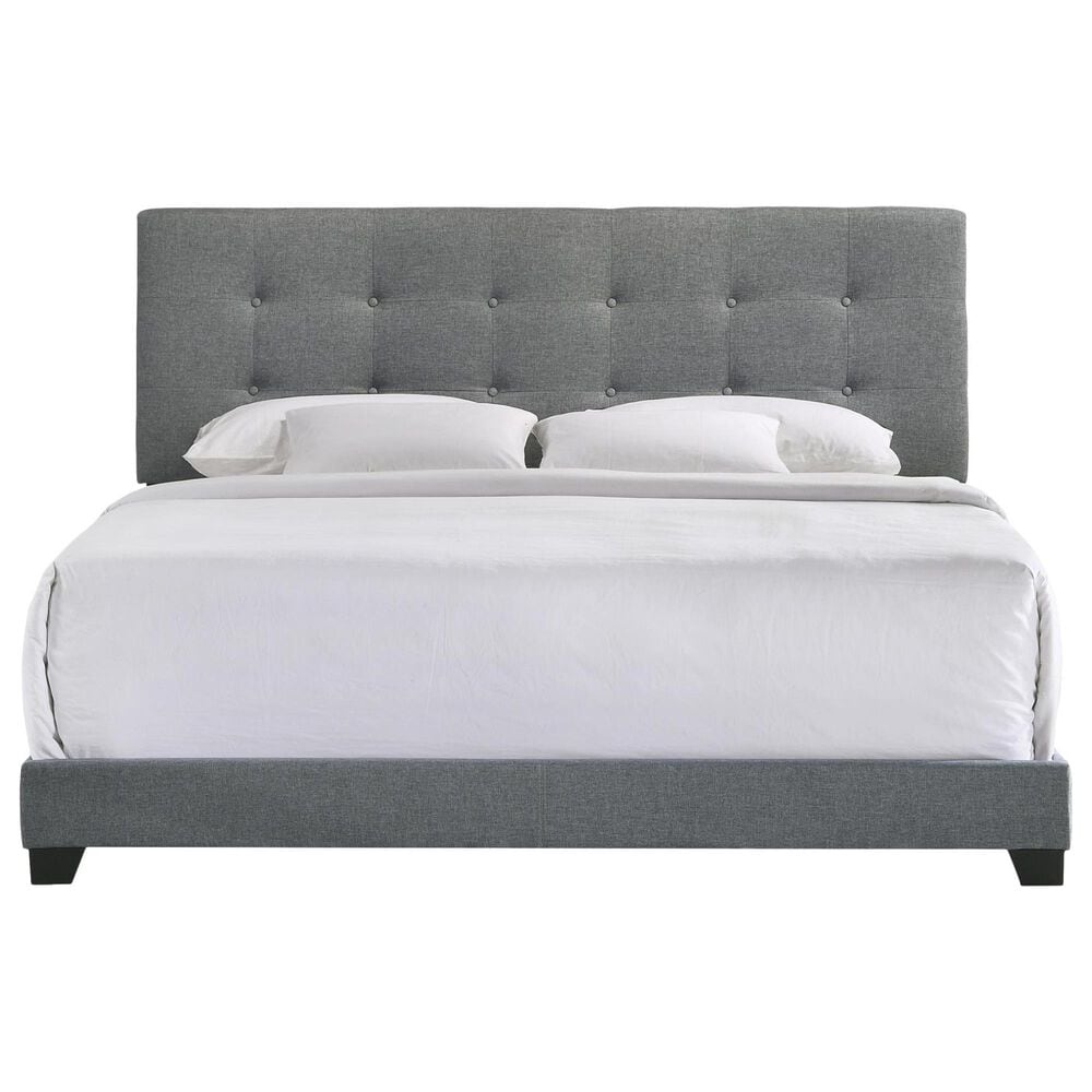 Hawthorne Furniture Addyson Upholstered King Bed in Gunmetal, , large