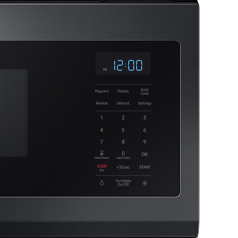 Samsung 1.1 Cu. Ft. Smart SLIM Over-the-Range Microwave with 400 CFM Hood Ventilation in Matte Black Steel, , large