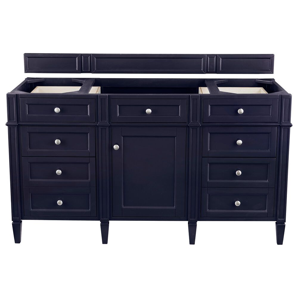 James Martin Brittany 60" Single Bathroom Vanity Cabinet in Victory Blue, , large