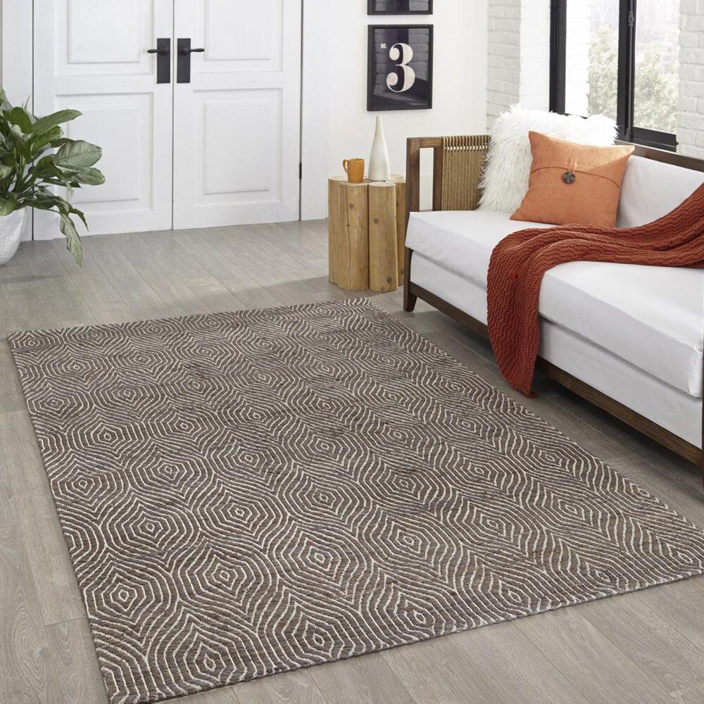 Momeni Bengal BEN-06 5' x 8' Charcoal Area Rug, , large