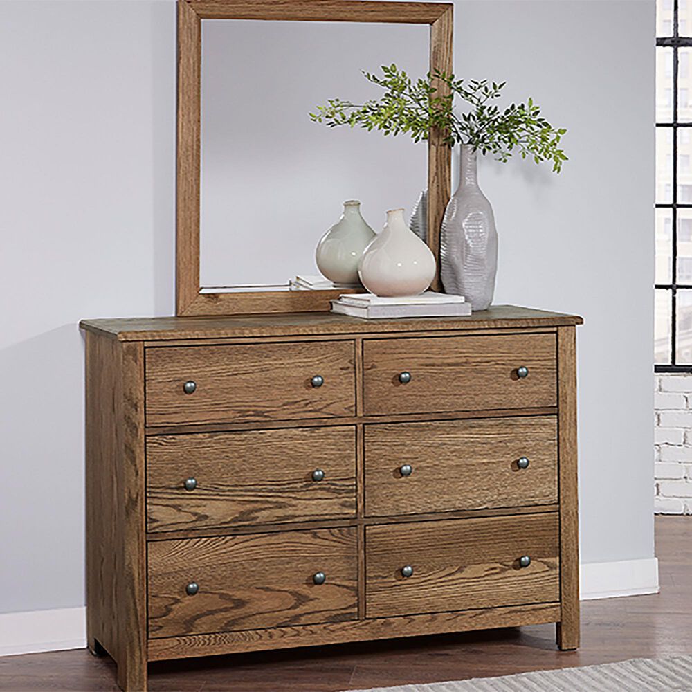 Viceray Collections Fundamentals 6-Drawer Dresser in Natural, , large