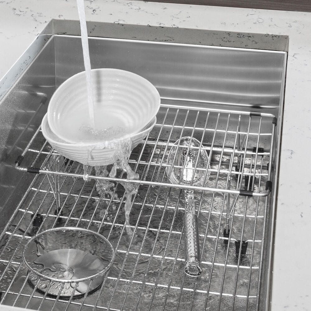 Blanco Quatrus Bottom Grid for Undermount Super Single Sink in Stainless Steel, , large