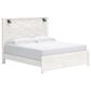 Ashley Gerridan King Panel Bed in White Gray, , large