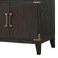 Lexora Home Laurel 84" Double Bathroom Vanity in Brown Oak with White Quartz Top and Rectangular Sinks, , large