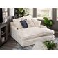 Moore Furniture Grand Home Theatre Chaise Lounge in Cloud Cream, , large
