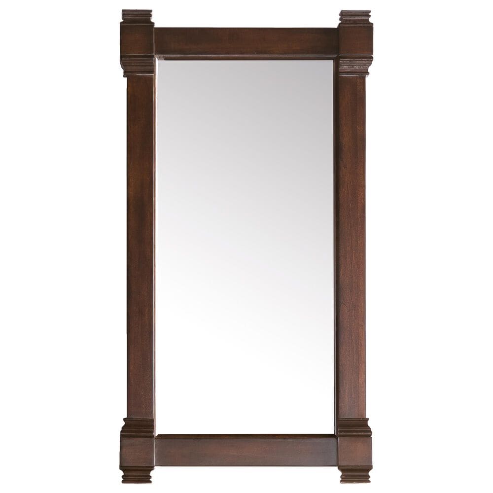 James Martin Brittany 22&quot; Mirror in Burnished Mahogany, , large