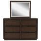 Millenium Dilenno 3-Piece Queen Canopy Bedroom Set in Dark Brown, , large