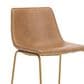 Ashley Ciabori 23.75" Counter Height Barstool in Gold, , large