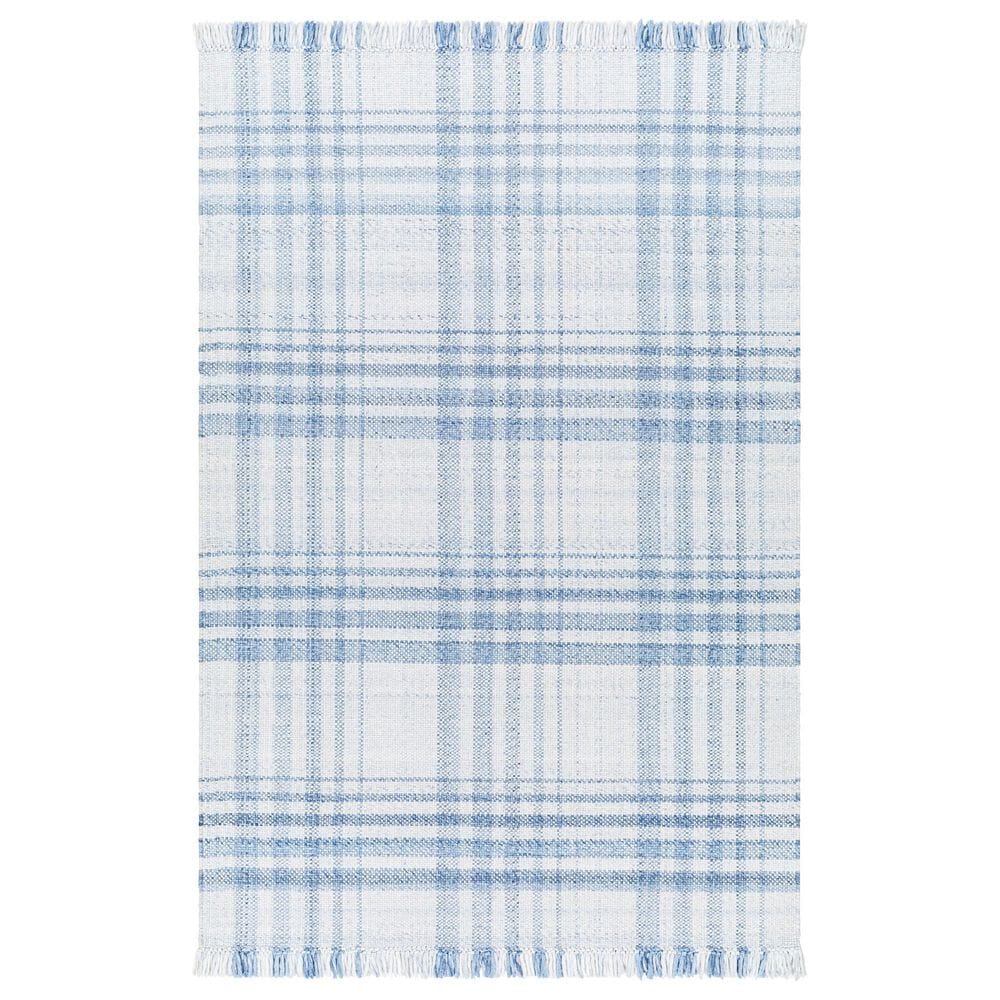 Surya Primrose PRM2304 10" x 14" Off-White, Denim, Light Blue and Ice Blue Indoor/Outdoor Area Rug, , large