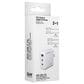 Hypercel 45W PD Wall Charger + 6ft USB-C to USB-C Cable in White, , large