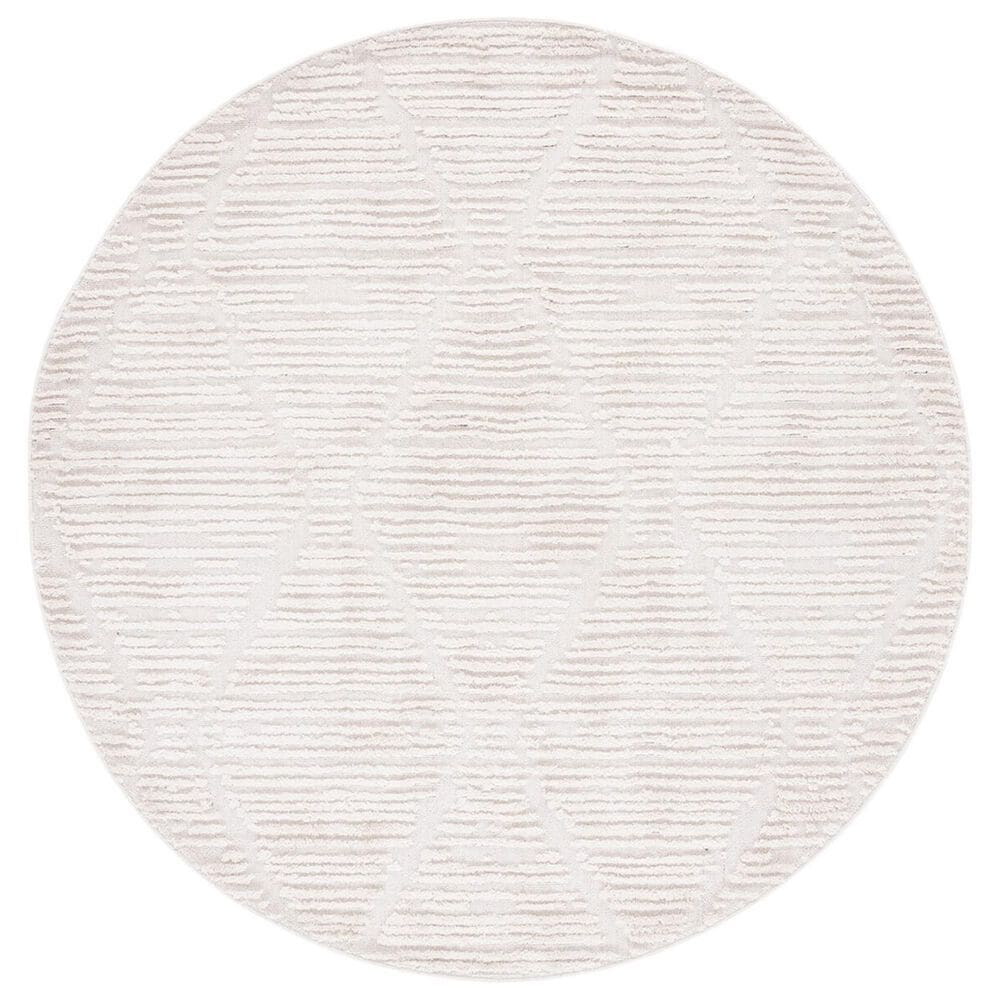 Safavieh Marrakesh 6"7" Round Beige Area Rug, , large