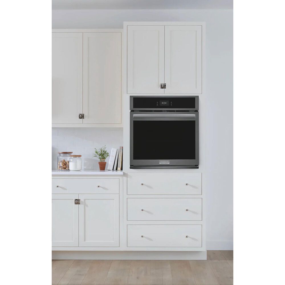 Frigidaire Gallery 27&#39;&#39; Single Electric Wall Oven with Total Convection in Black Stainless Steel, , large