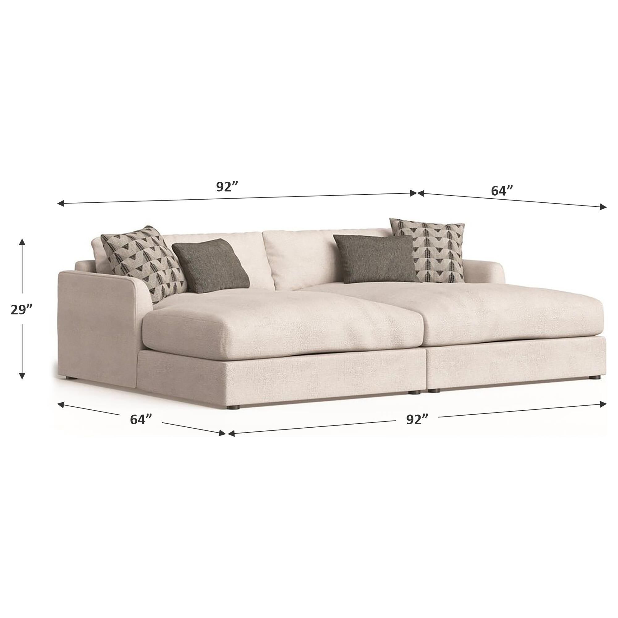 Leons l hot sale shape sofa