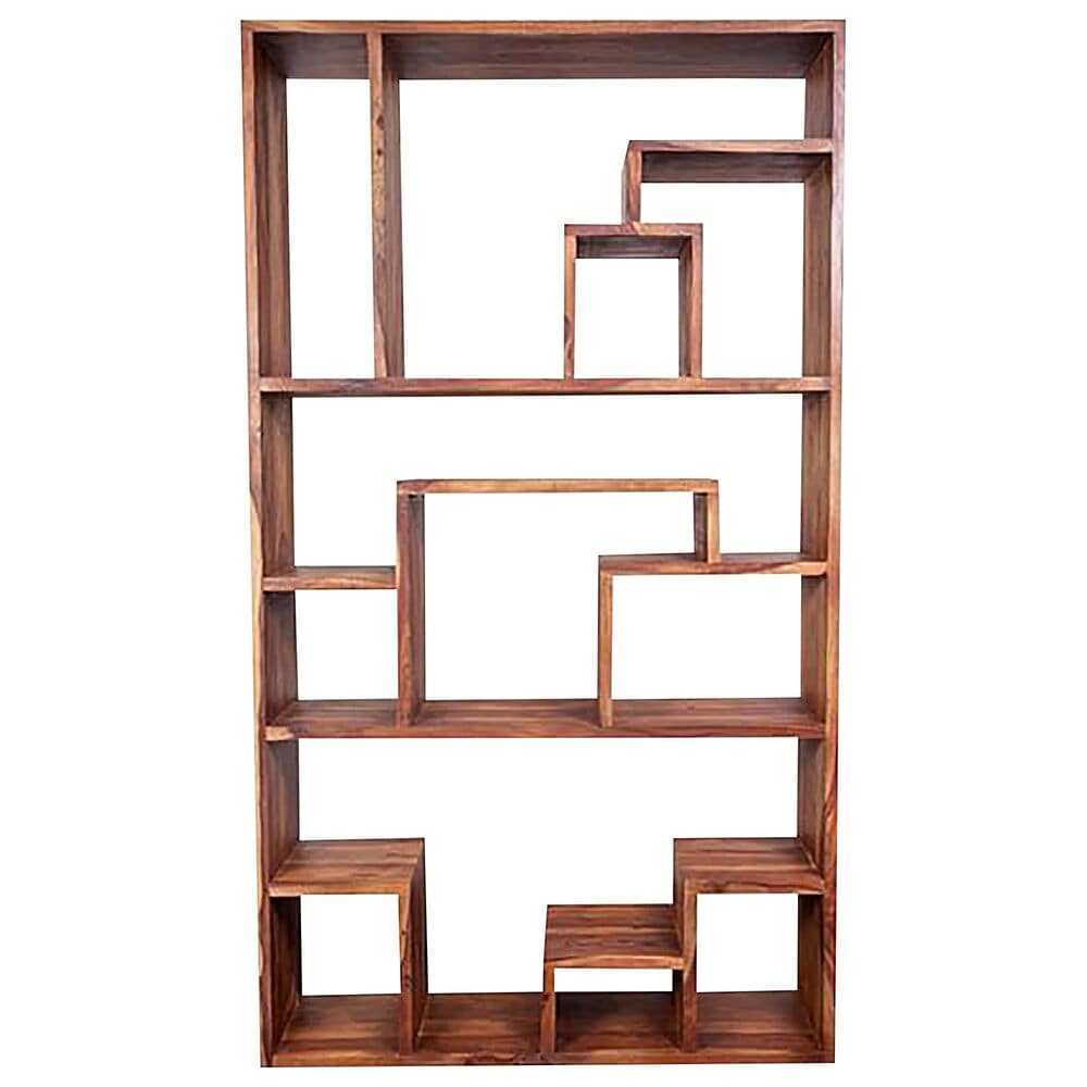 37B Urban Large Multi-Shelf Bookcase in Natural, , large