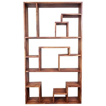 37B Urban Large Multi-Shelf Bookcase in Natural, , large