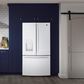 GE Appliances 25.6 Cu. Ft. Capacity 3-Door French Door Refrigerator in White, , large