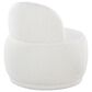 Lumisource Kimi Accent Chair in White Sherpa, , large