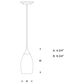 Vaxcel Milano 1-Light Mini Pendant with Marble Swirl Shade in Oil Rubbed Bronze, , large