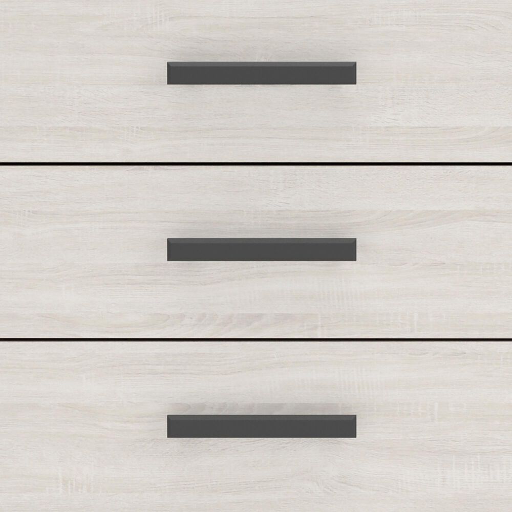 Ashley Sharnari 4-Piece King Bedroom Set in Warm Gray, Brown and Antique White Laminate, , large