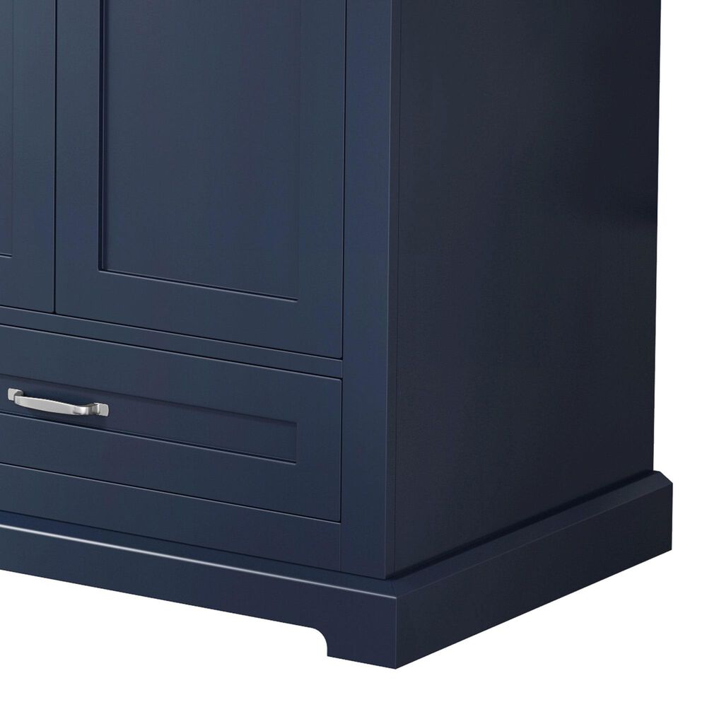 Lexora Home Dukes 80&quot; Double Bathroom Vanity in Espresso with 2 cm White Carrara Marble Top, Rectangular Sinks and 30&quot; Mirrors, , large