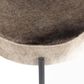 Four Hands Nocona Bar Stool with Speckled Hide Leather in Gunmetal, , large