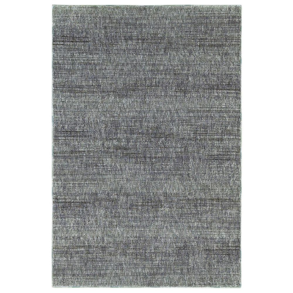 Oriental Weavers Atlas 8033J 1"8" x 3"2" Blue Area Rug, , large