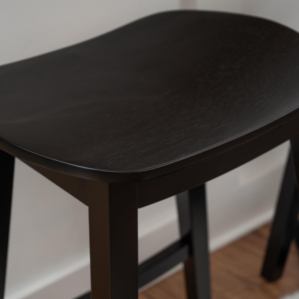 Linden Boulevard Culver 26" Counter Stool in Black, , large