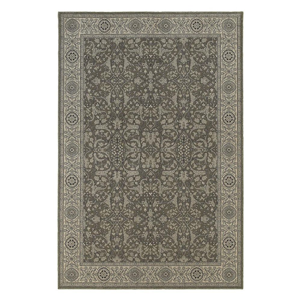 Oriental Weavers Richmond 1E 6'7" x 9'6" Grey Area Rug, , large