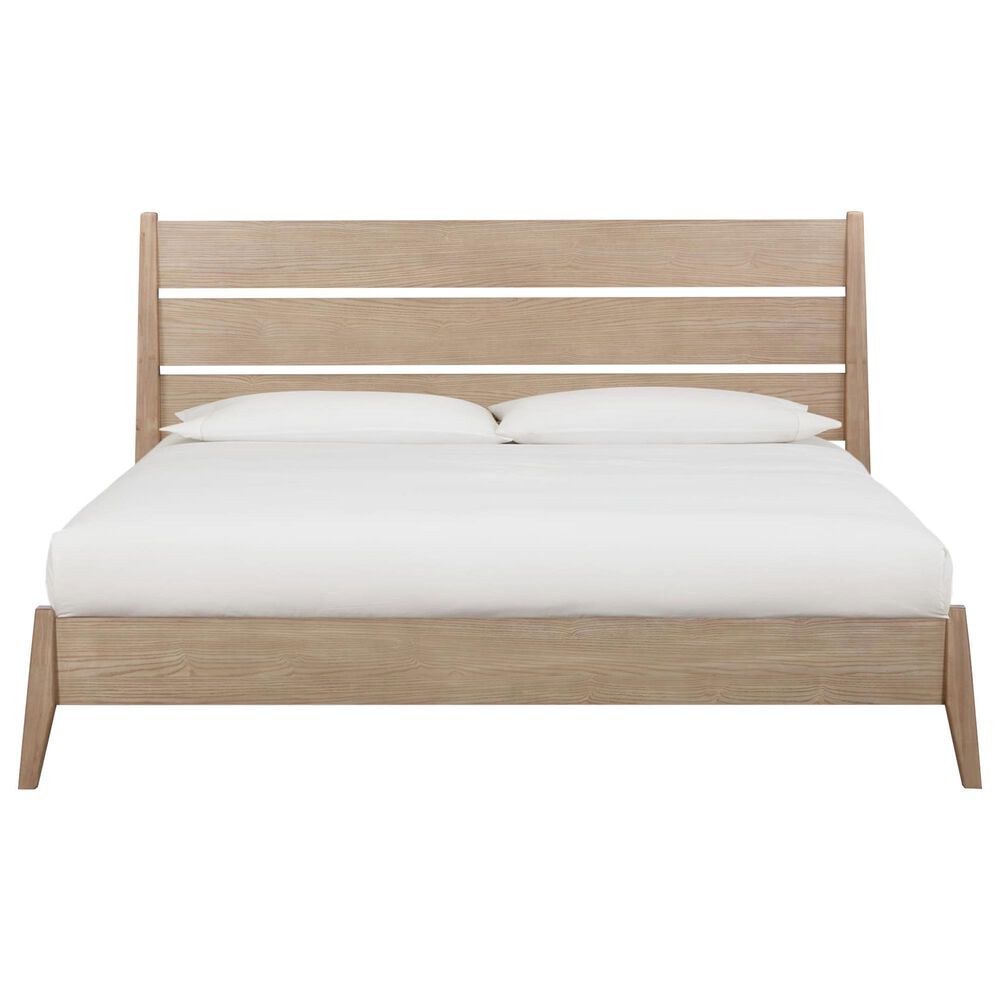 Urban Home Sumire King Platform Bed and Two Nightstands in Bisque, , large