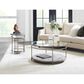 Hooker Furniture Round Cocktail Table in Silver, , large