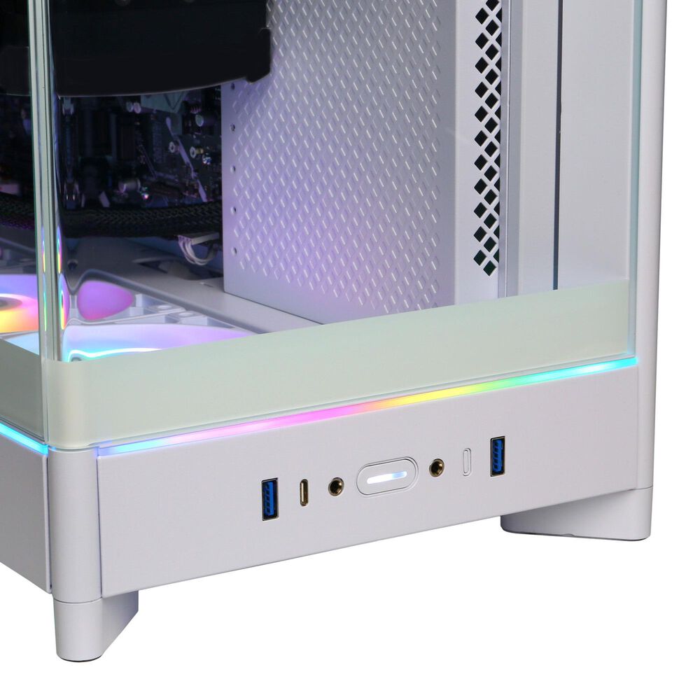 CyberPowerPC Gamer Supreme Gaming Desktop | Intel Core Ultra 7 265KF - 32GB RAM - NVIDIA GeForce RTX 5060 Ti Graphics - 2TB SSD in White, , large