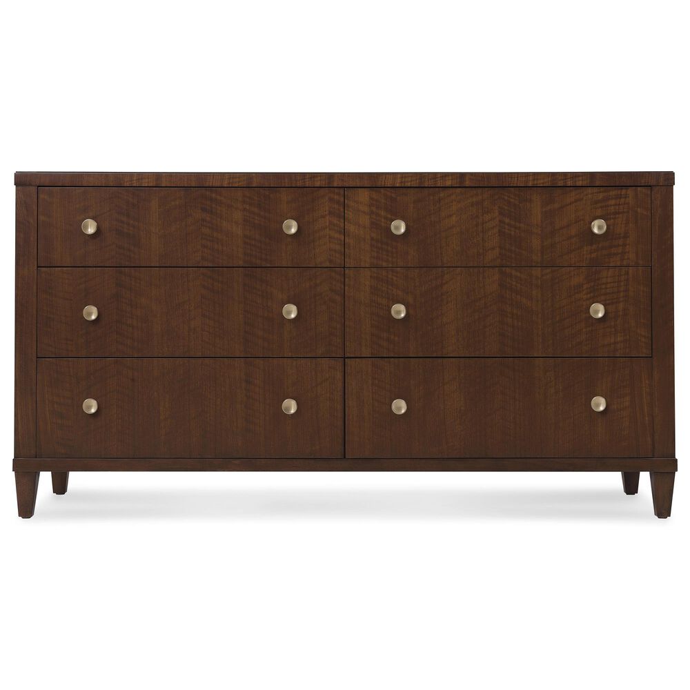 Hooker Furniture Archives 4-Piece King Panel Bedroom Set in Liber Oat, , large