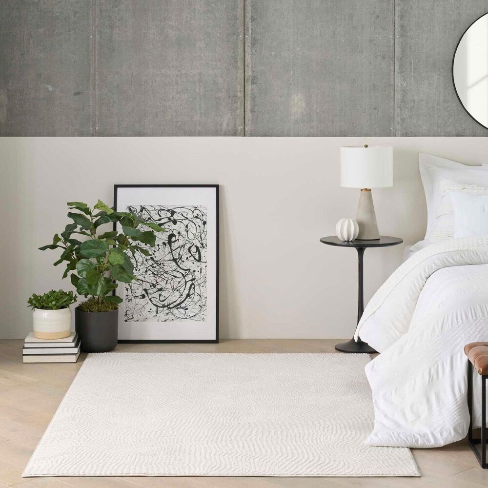 Nourison Central Park West CEP01 Ivory 6&#39; x 9&#39; Area Rug, , large