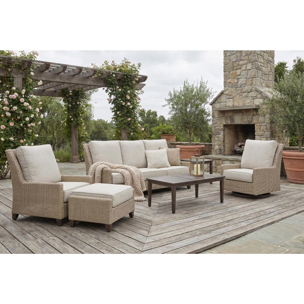 Slate and Company Bradenton Outdoor Coffee Table in Brown, , large