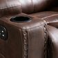Ashley Owner"s Box Power Recliner in Thyme, , large