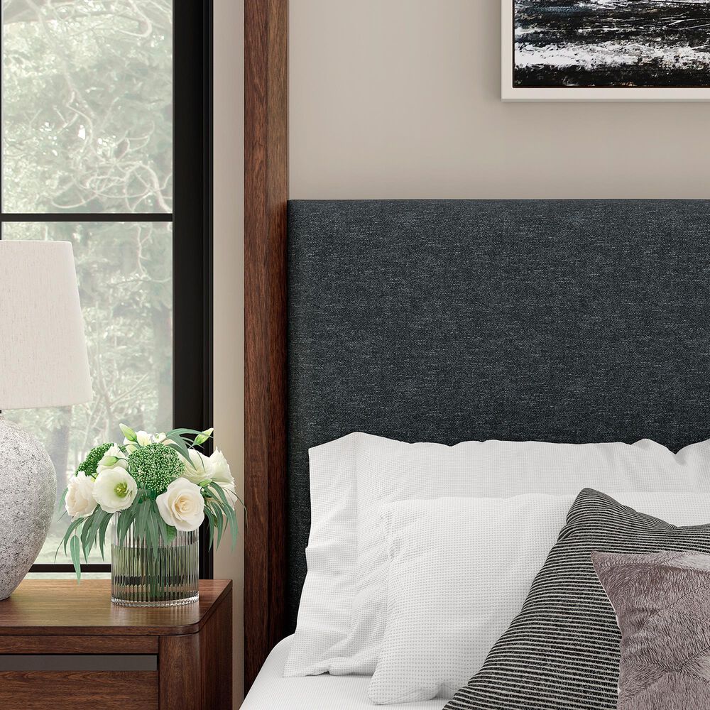 Millenium Dilenno Queen Canopy Panel Bed in Dark Brown with USB Ports, , large