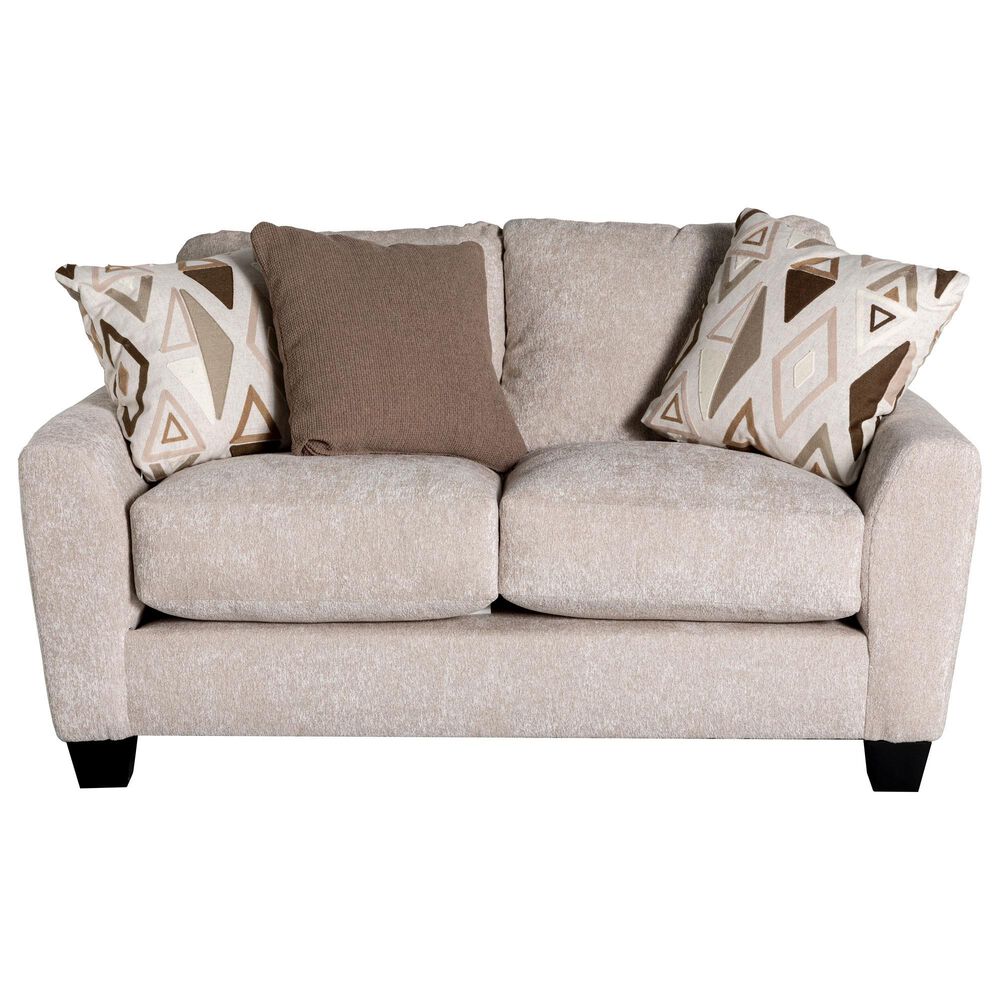 Michael Nicholas Designs Pinehurst Stationary Loveseat in Ward Platinum, , large