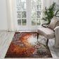 Nourison Chroma CRM03 4" x 6" Ember Glow Area Rug, , large