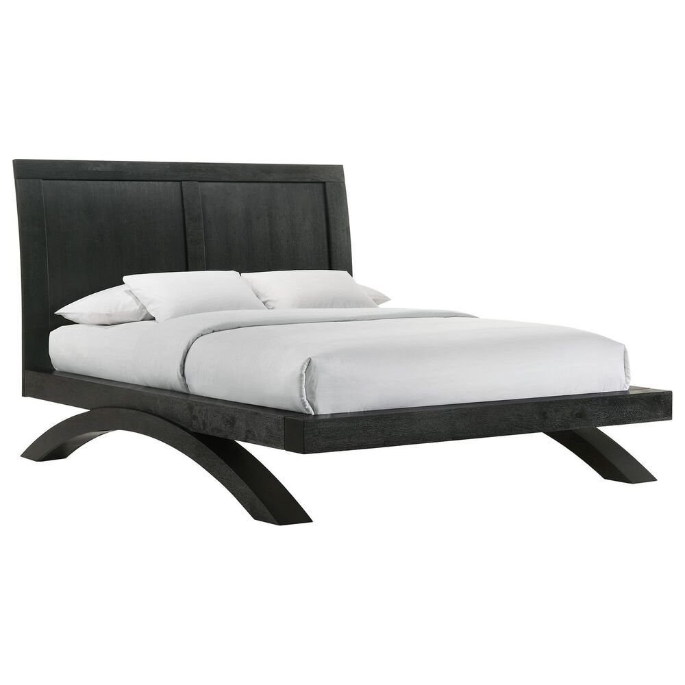 Mayberry Hill Allan Full Platform Bed in Black, , large